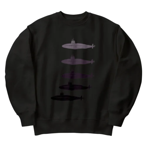 潜水艦 Heavyweight Crew Neck Sweatshirt