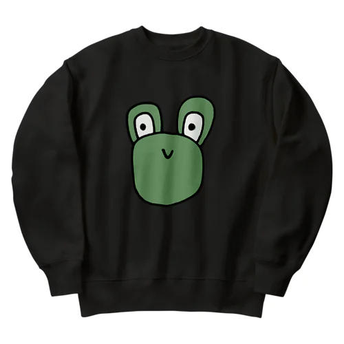 🐸みどりのかえる Heavyweight Crew Neck Sweatshirt