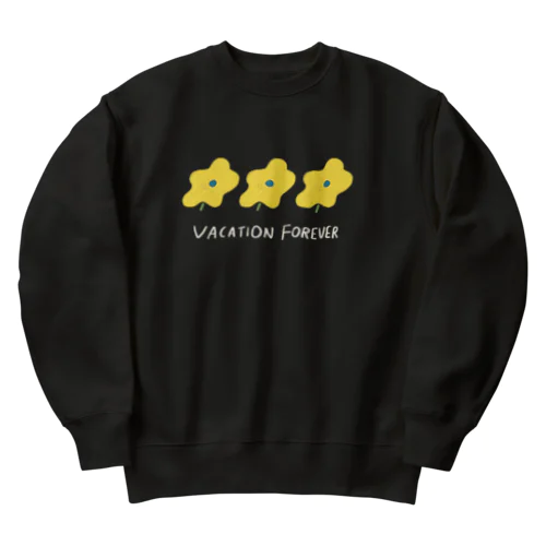 vacation forever Heavyweight Crew Neck Sweatshirt