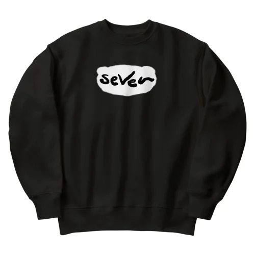 　seven文字 Heavyweight Crew Neck Sweatshirt