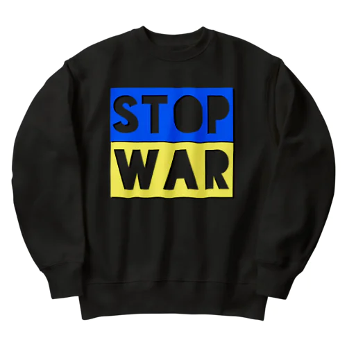 STOP WAR  Heavyweight Crew Neck Sweatshirt