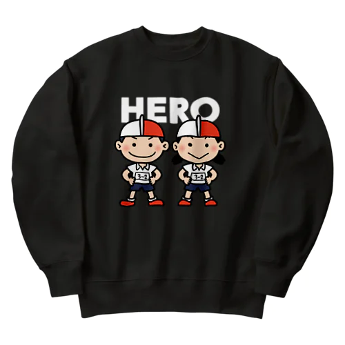 わんぱくキッズ〜紅白帽〜 Heavyweight Crew Neck Sweatshirt