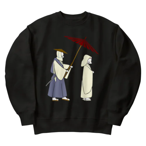 狐の嫁入り Heavyweight Crew Neck Sweatshirt