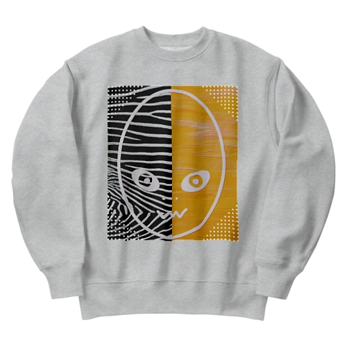 縞橙 Heavyweight Crew Neck Sweatshirt