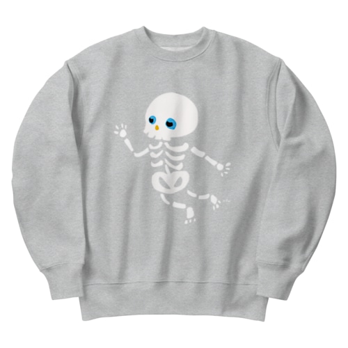 おばけスウェット＜でっかいガイコツ＞ Heavyweight Crew Neck Sweatshirt