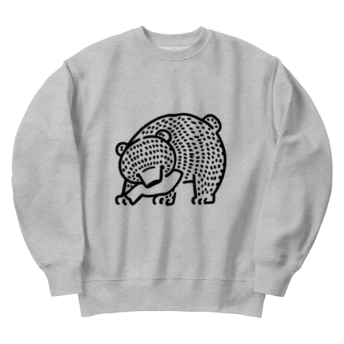木彫りのくま Heavyweight Crew Neck Sweatshirt