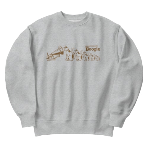猫マトリョーシカ風 Heavyweight Crew Neck Sweatshirt