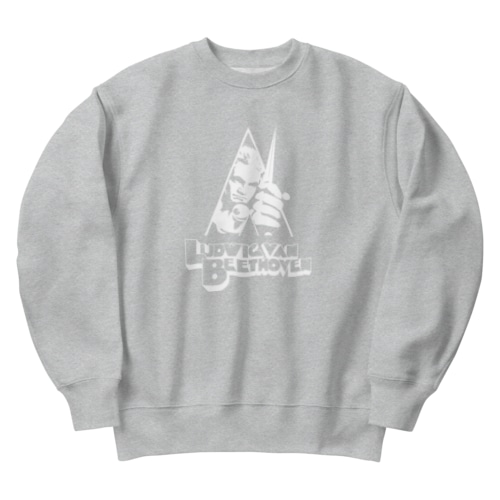 暴力的なベートーヴェン（名前入り） Heavyweight Crew Neck Sweatshirt