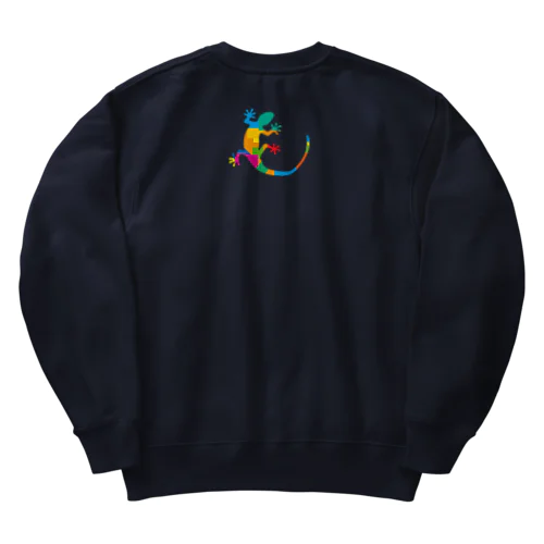 カラフルヤモリ Heavyweight Crew Neck Sweatshirt