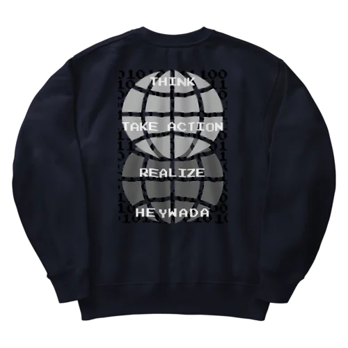 HEYWADA SHIKO WO GENJITSUCA SASERUNDA Heavyweight Crew Neck Sweatshirt