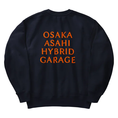 HYBRIDGARAGE Heavyweight Crew Neck Sweatshirt