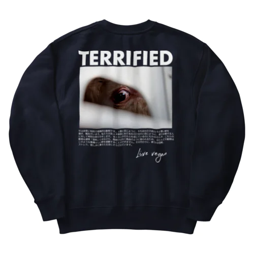 Terrified Heavyweight Crew Neck Sweatshirt