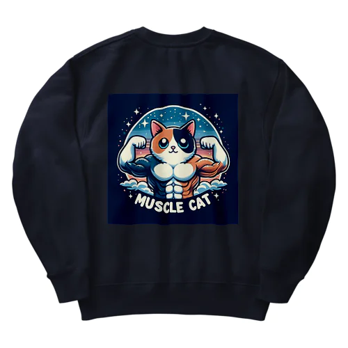 MUSCLE CATキャリコ Heavyweight Crew Neck Sweatshirt