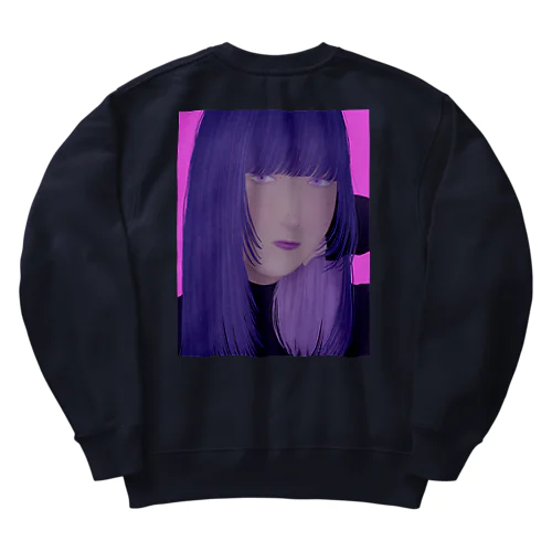 💜🩷💙 Heavyweight Crew Neck Sweatshirt