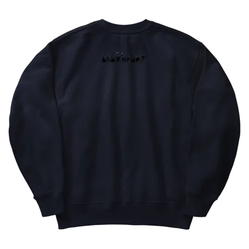 MolKaron７　特別訓練　パルクールのような　ブラック Heavyweight Crew Neck Sweatshirt