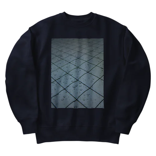 200904261320000　一粒の雨の音に Heavyweight Crew Neck Sweatshirt