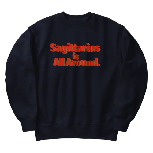 【射手座】Sagittarius is All Around.(いて座はそこかしこに) Heavyweight Crew Neck Sweatshirt