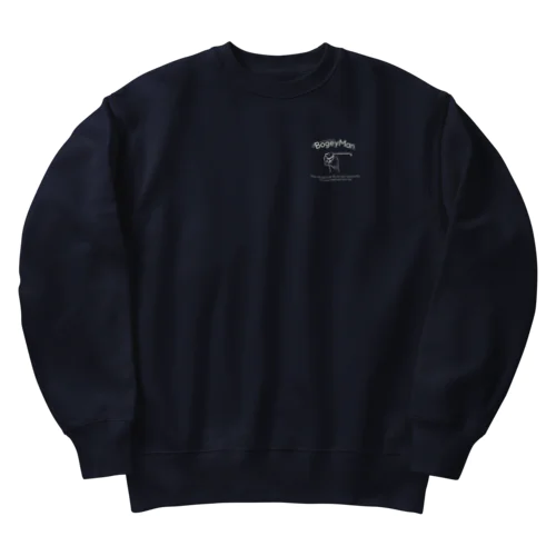 BLUE【the Bogey Man】 Heavyweight Crew Neck Sweatshirt