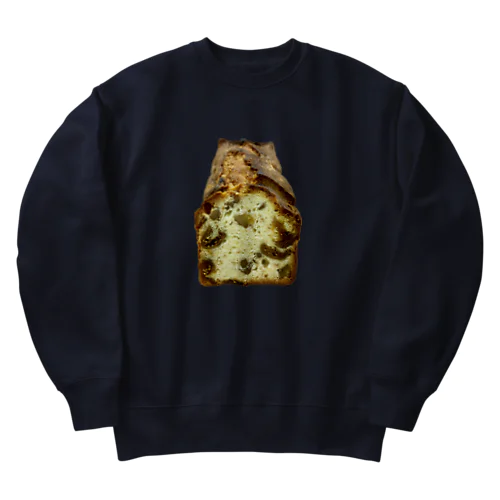 くるみといちじくのケーキ Heavyweight Crew Neck Sweatshirt