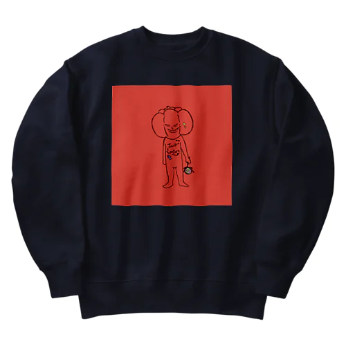 jack-o-lantern(RED) Heavyweight Crew Neck Sweatshirt