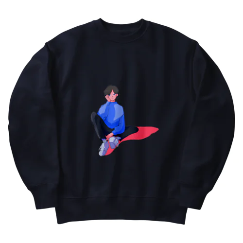 眺める子 Heavyweight Crew Neck Sweatshirt