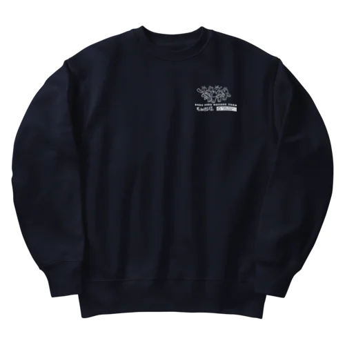 もみけろ隊しろ Heavyweight Crew Neck Sweatshirt