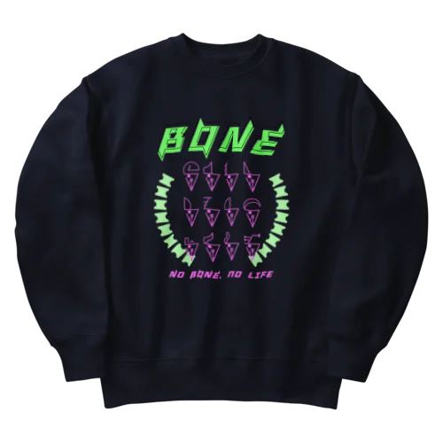 愛骨家（ネオン） Heavyweight Crew Neck Sweatshirt