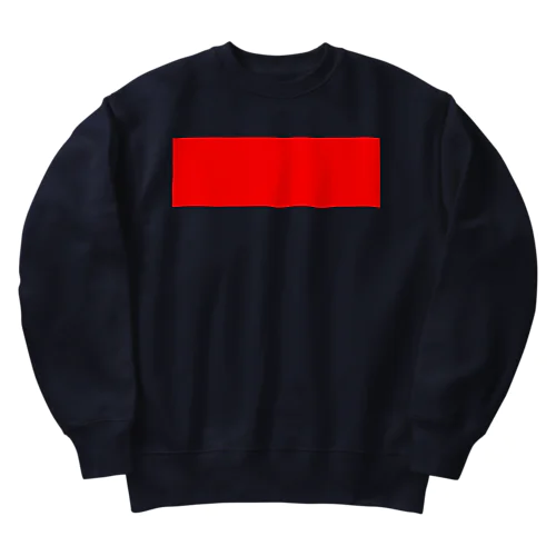 四角い赤いやつ Heavyweight Crew Neck Sweatshirt