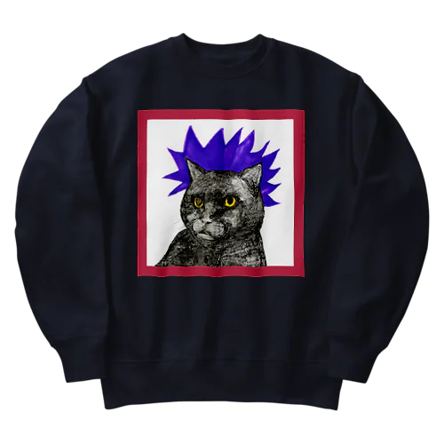 ねこちゃん Heavyweight Crew Neck Sweatshirt