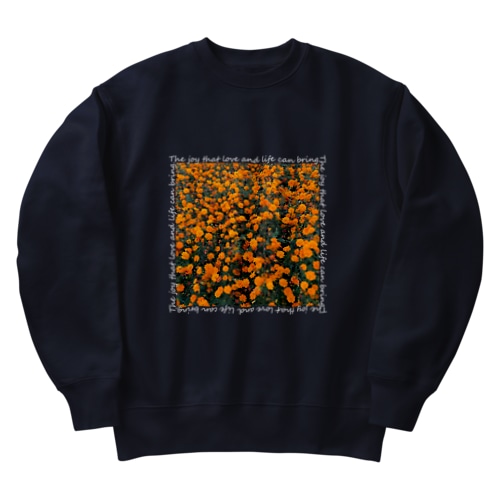 Cosmos White Heavyweight Crew Neck Sweatshirt