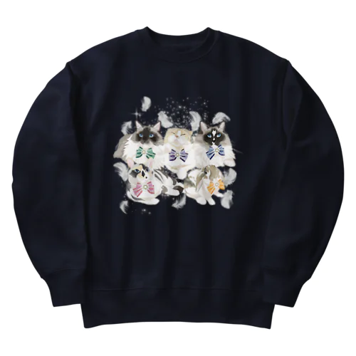 夢珠、小次郎、武蔵、あっく、來羅 Heavyweight Crew Neck Sweatshirt