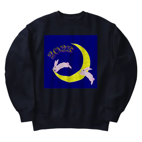 うさぎ年　2023　ピンク・ラビット Heavyweight Crew Neck Sweatshirt