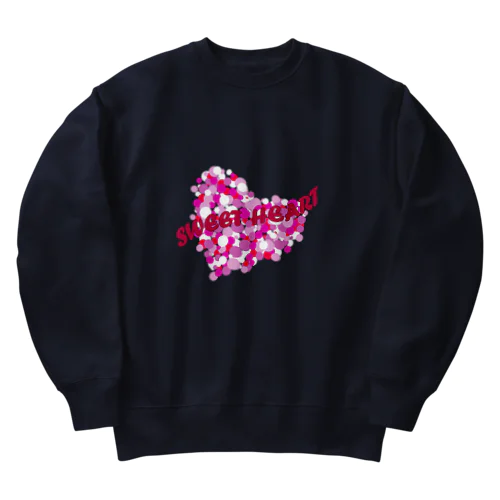 スイートハート　ピンク Heavyweight Crew Neck Sweatshirt