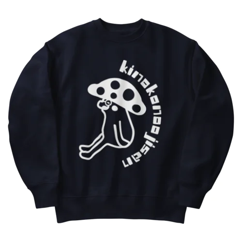 きのこのおじさんヴィンテージデザイン Heavyweight Crew Neck Sweatshirt