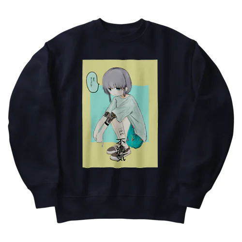 またラーメンちゃん Heavyweight Crew Neck Sweatshirt