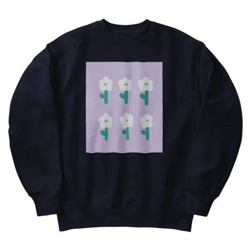 やわらかな花(タオヤカ) Heavyweight Crew Neck Sweatshirt