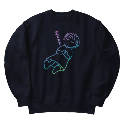 Deep Deep Sleeping... Heavyweight Crew Neck Sweatshirt