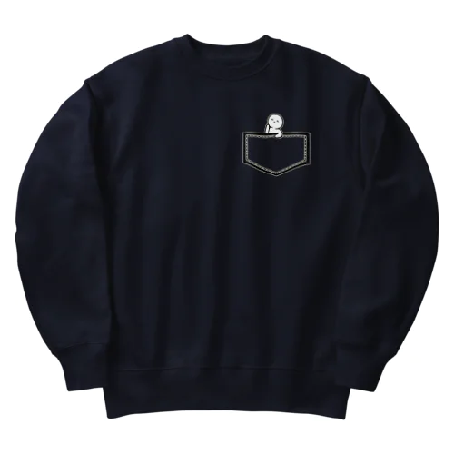 ポケットに入ってきちゃったアレ Heavyweight Crew Neck Sweatshirt