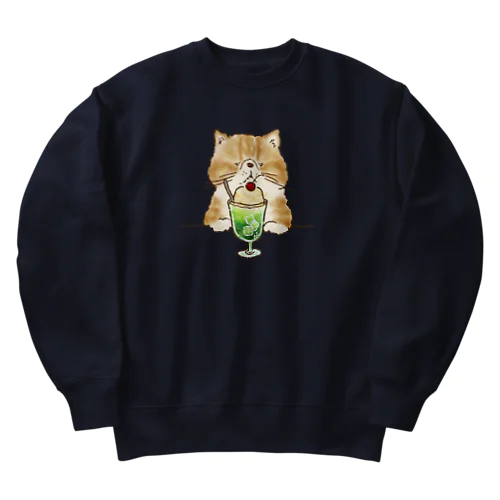 ぼくはこの夏クリームソーダに恋をする Heavyweight Crew Neck Sweatshirt