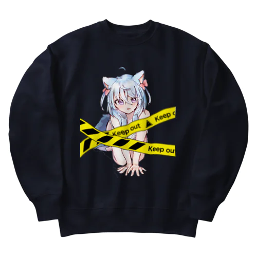 きぷあう！天使猫ちゃん Heavyweight Crew Neck Sweatshirt