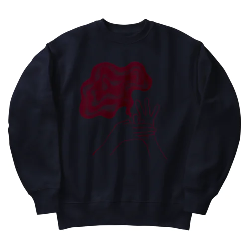 モヤるマジック（茶） Heavyweight Crew Neck Sweatshirt