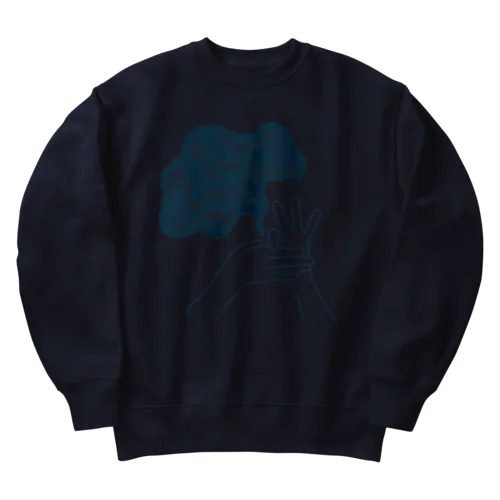 モヤるマジック（紺） Heavyweight Crew Neck Sweatshirt