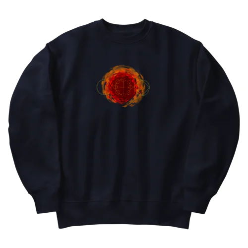 カタカムナ~日輪~ Heavyweight Crew Neck Sweatshirt