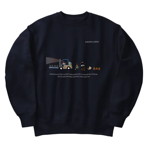 NRG.ローズメイク(WH) Heavyweight Crew Neck Sweatshirt