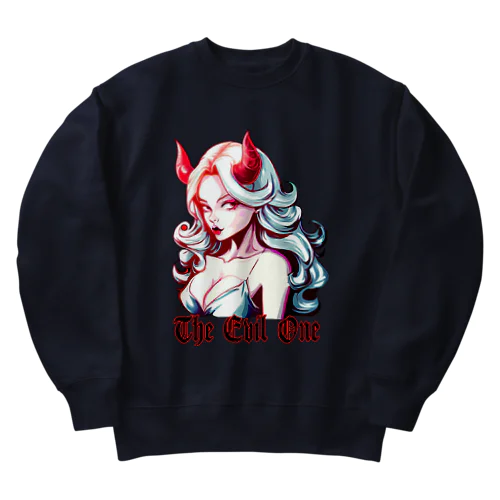 the Evil One　美しき悪魔 Heavyweight Crew Neck Sweatshirt