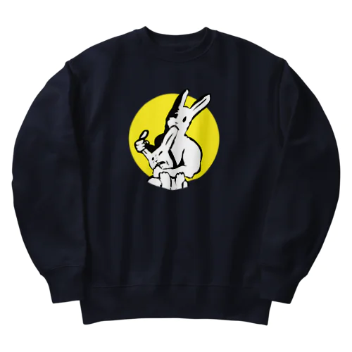 共喰い🐰（ウサギ） Heavyweight Crew Neck Sweatshirt