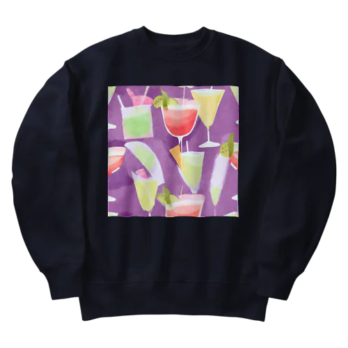 カクテルグラス Heavyweight Crew Neck Sweatshirt