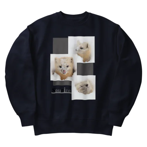 【エゾクロテン】自然を愛し自然と対話してみよう Heavyweight Crew Neck Sweatshirt