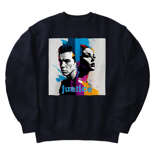 Justiceのカップル Heavyweight Crew Neck Sweatshirt