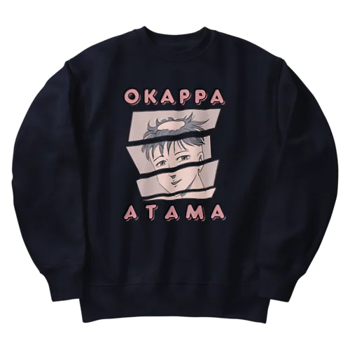 おかっぱ頭 Heavyweight Crew Neck Sweatshirt